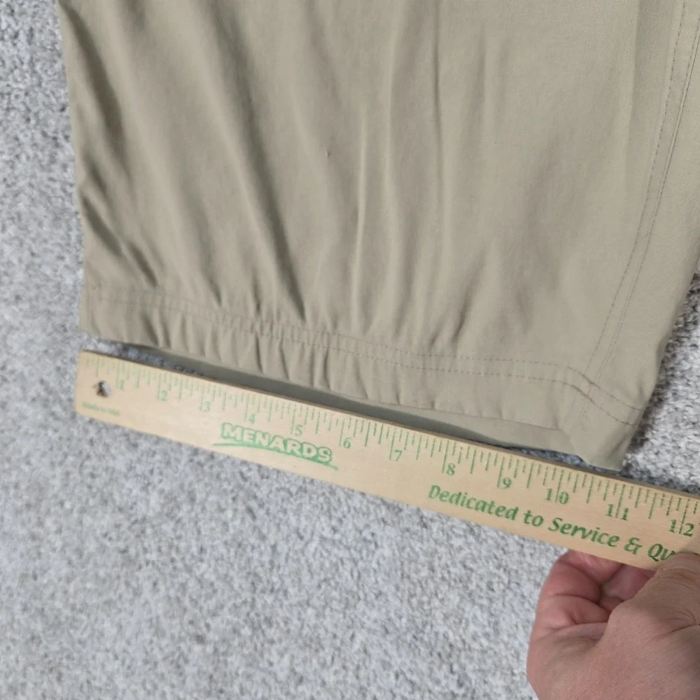 Eddie Bauer Travex‎ Shorts Men 35x10 Beige Nylon stretch Hiking